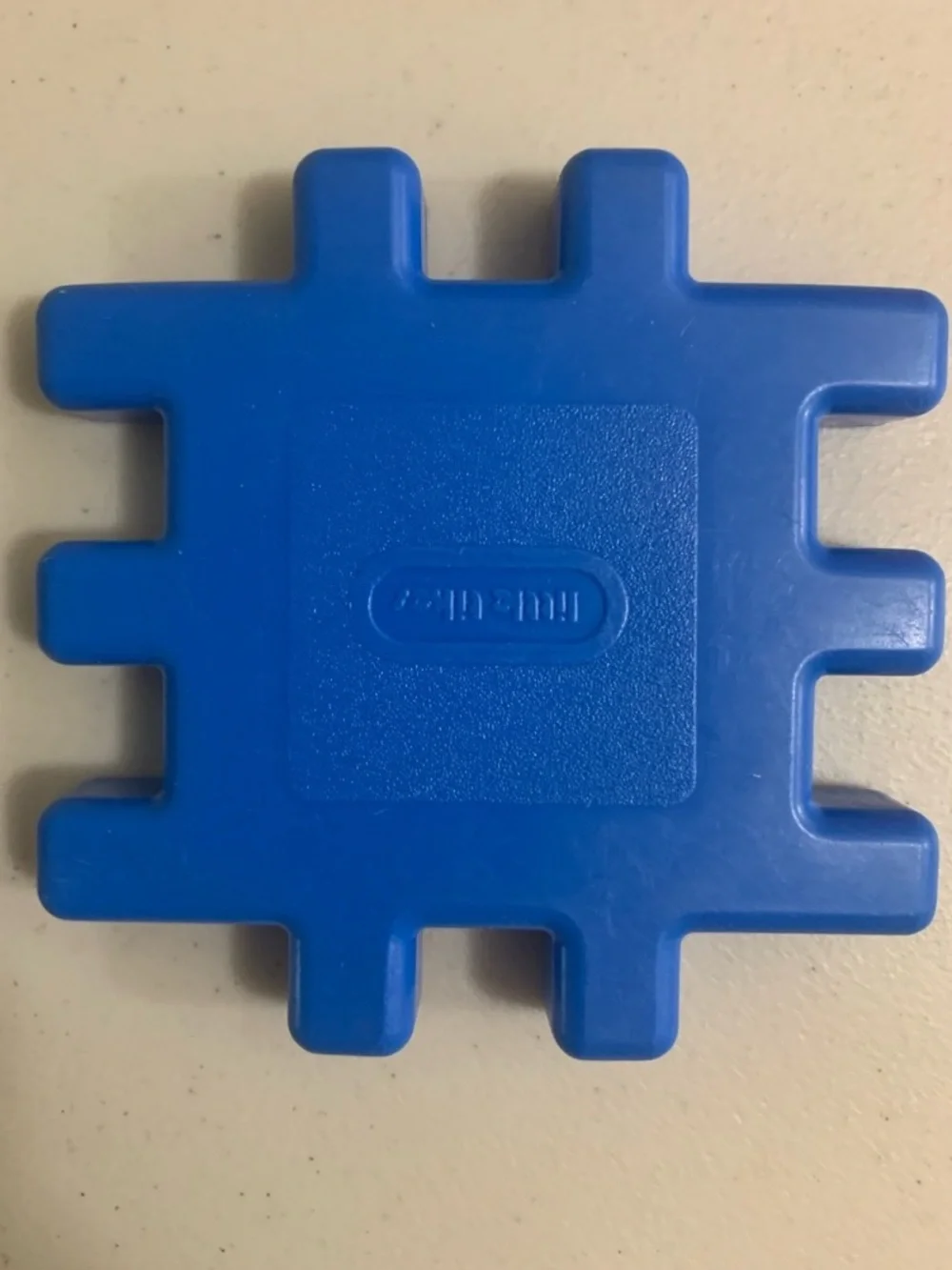 Vintage Little Tikes Wee Waffle Blocks Large 30 Piece Lot 4”X4” Red Yellow Blue
